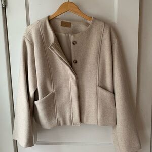 Crescent Beige Women's Blazer